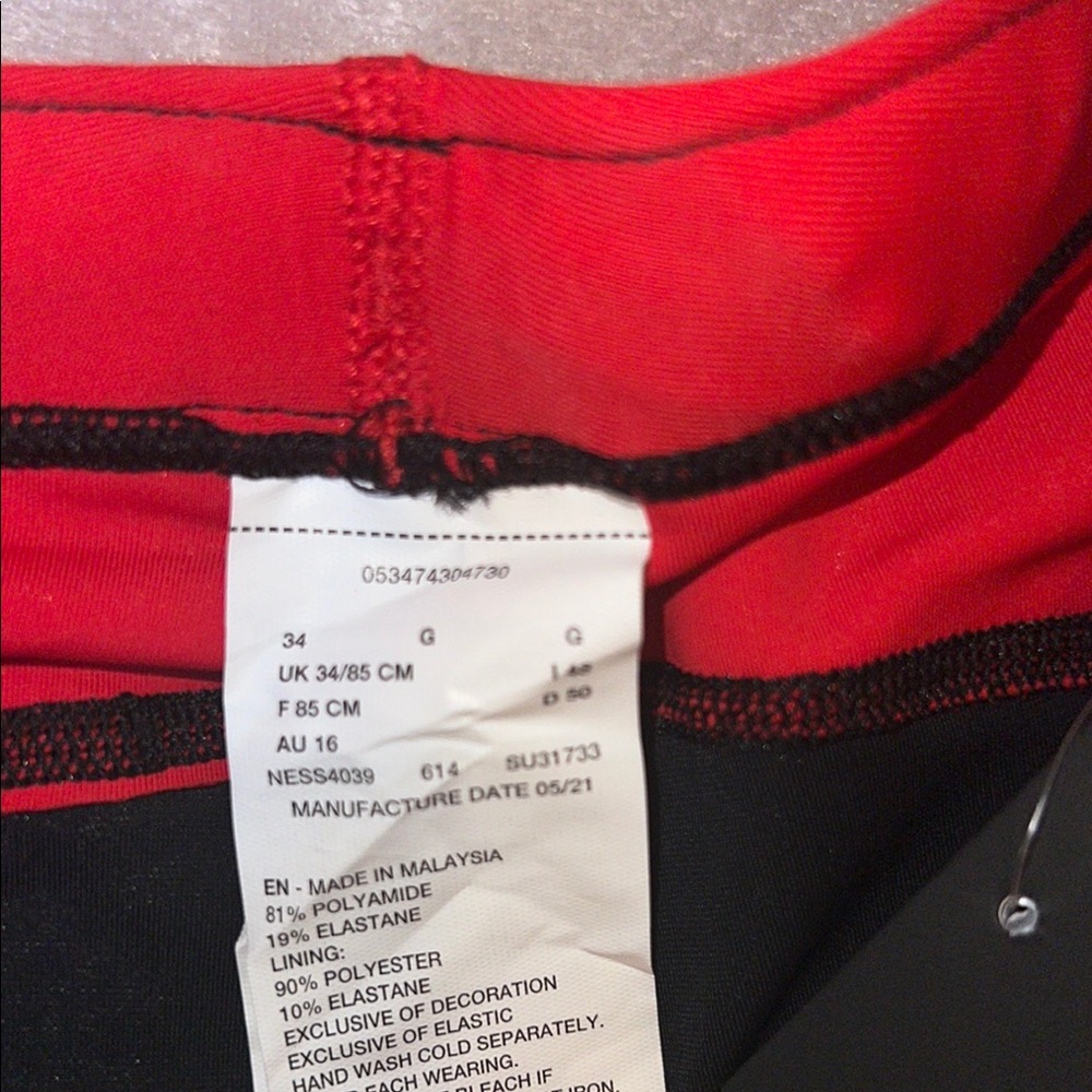 NIKE Black and Red Swim Shorts - Picture 5 of 8